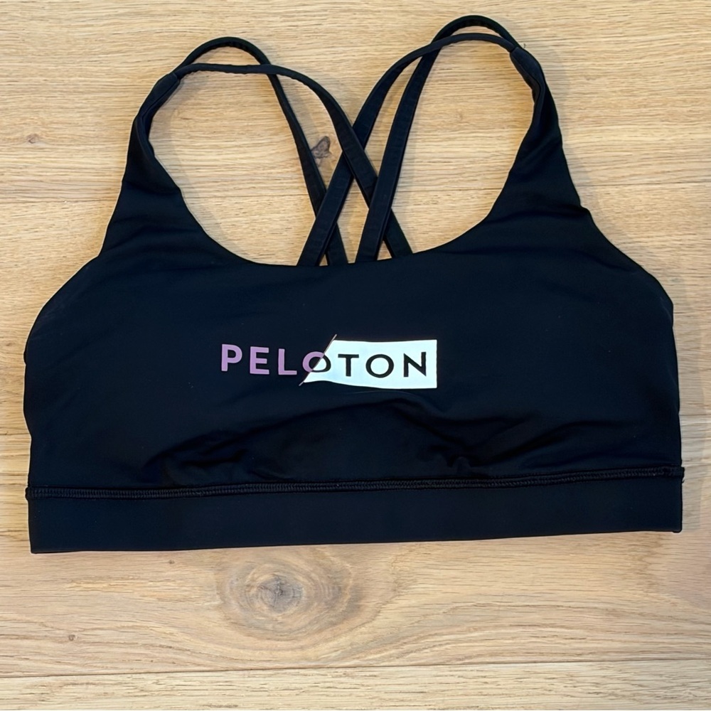Lululemon x Peloton Black Energy Bra